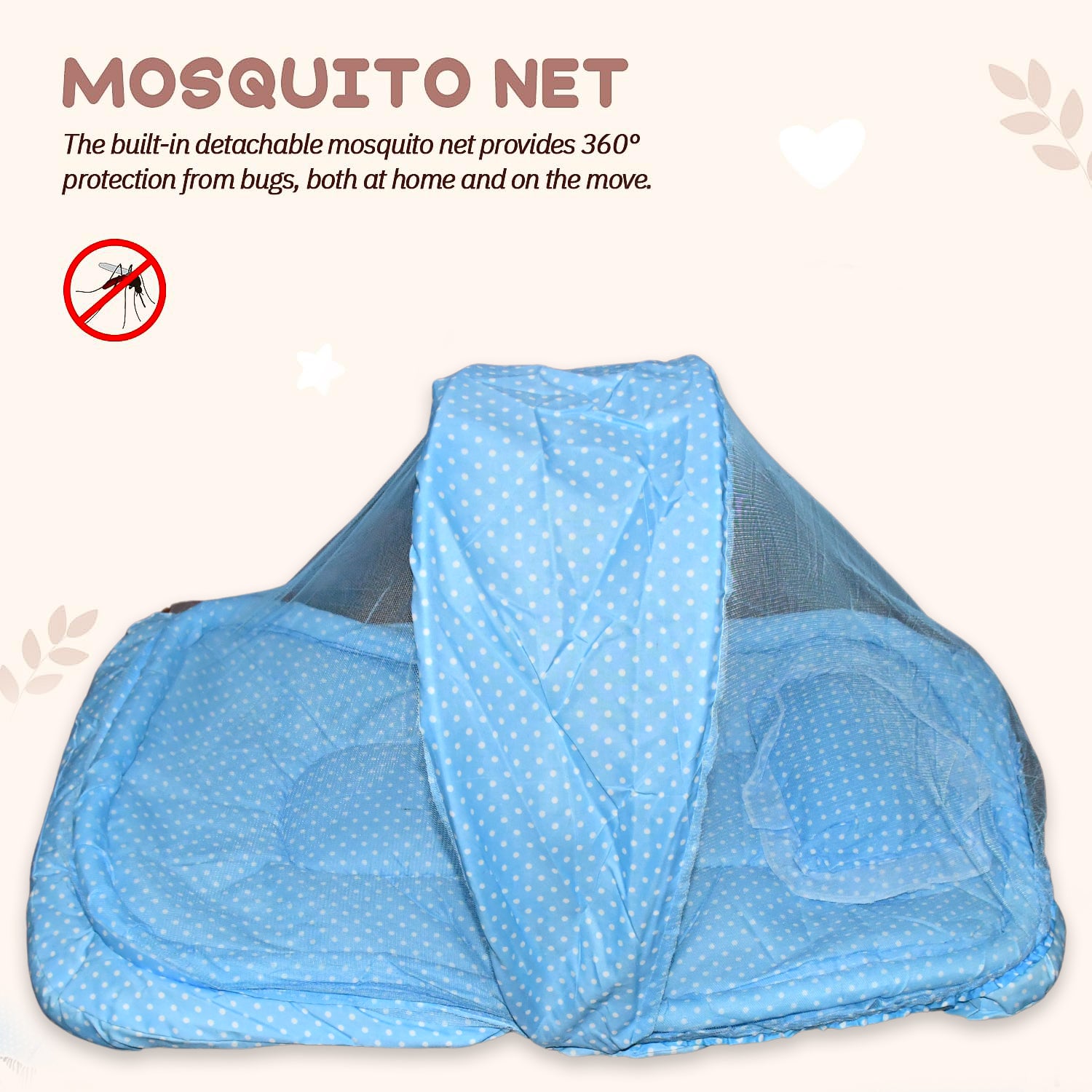 Multipurpose Baby Play Gym And Sleeping Mat (Mix Design  1 Pc)